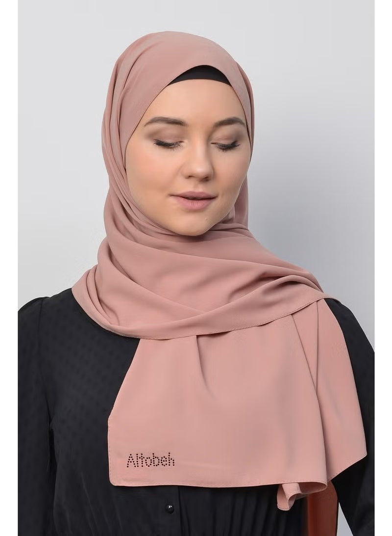 Altobeh Medina Silk Plain Hijab Shawl-Skin Color - Image 2